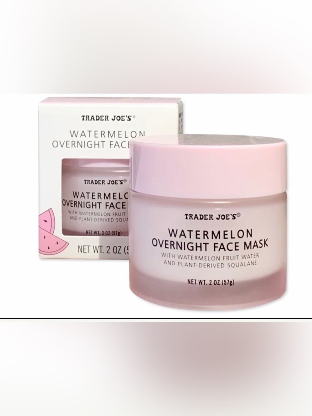 Trader Joe's Watermelon Overnight Face Mask - Pink